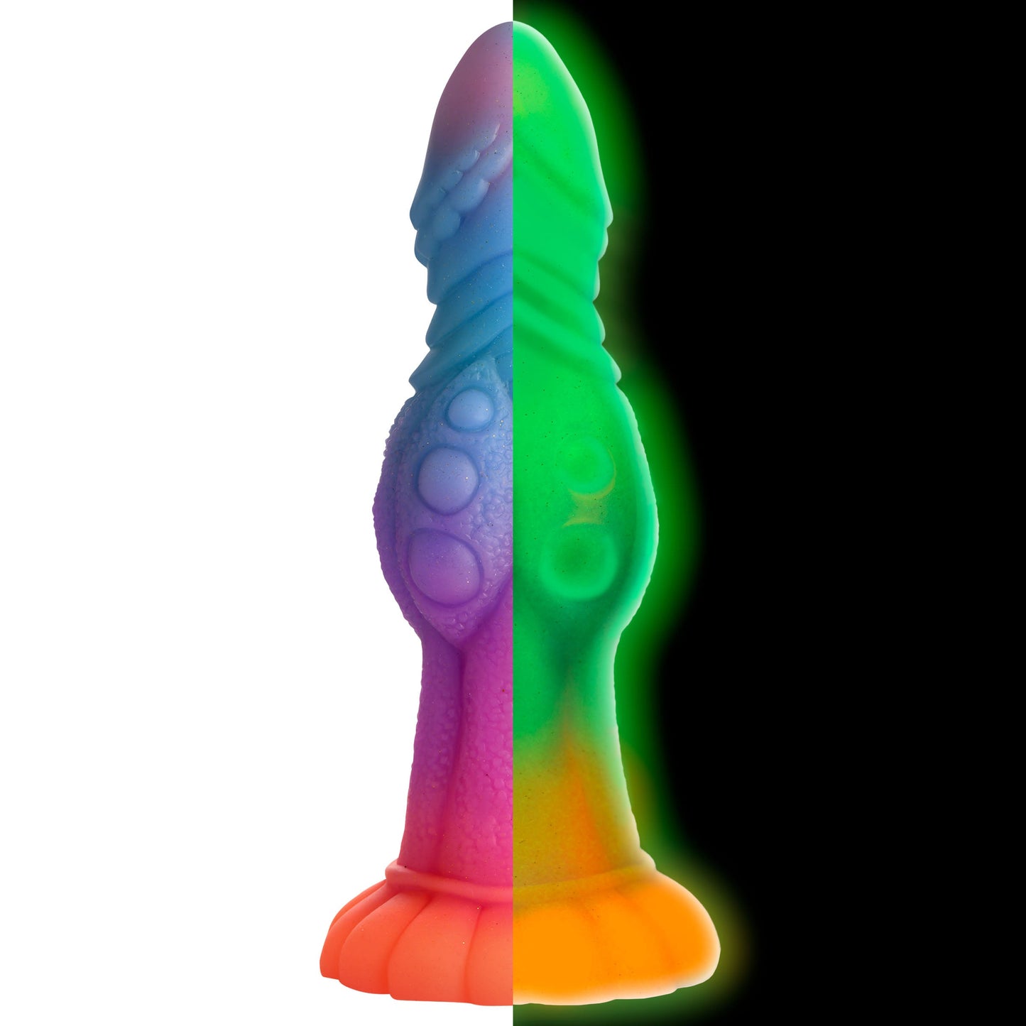 Galactic Cock Alien Creature Glow-in-the-Dark Silicone Dildo