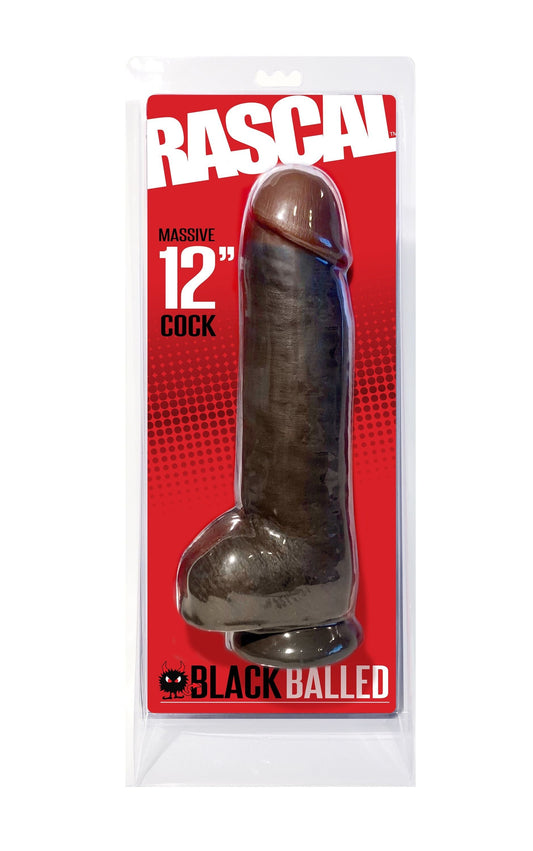 Black Balled Dildo