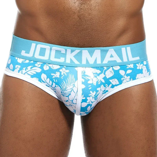 JOCKMAIL Cotton Men Underwear Fashion Printing Briefs Classic