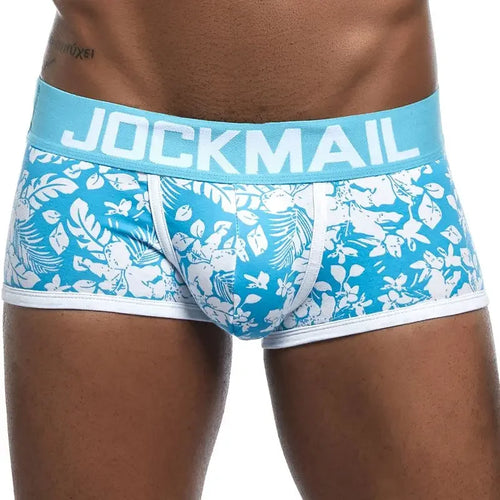 JOCKMAIL Cotton Men Underwear Fashion Printing Briefs Classic