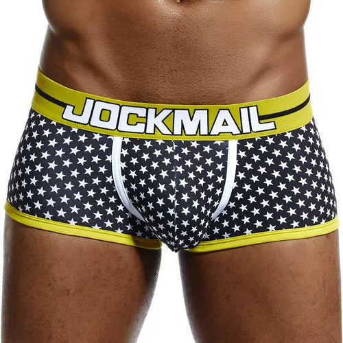 JOCKMAIL Cotton Men Underwear Fashion Printing Briefs Classic