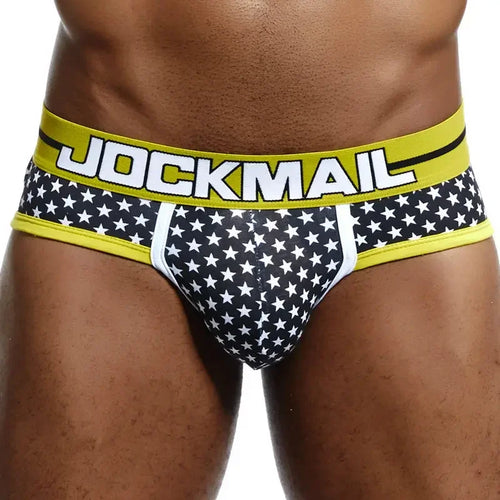 JOCKMAIL Cotton Men Underwear Fashion Printing Briefs Classic