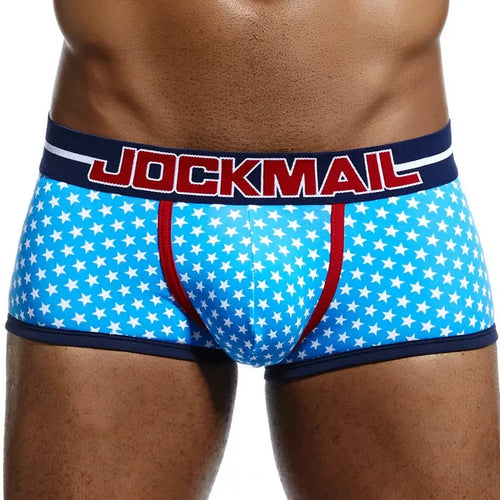 JOCKMAIL Cotton Men Underwear Fashion Printing Briefs Classic