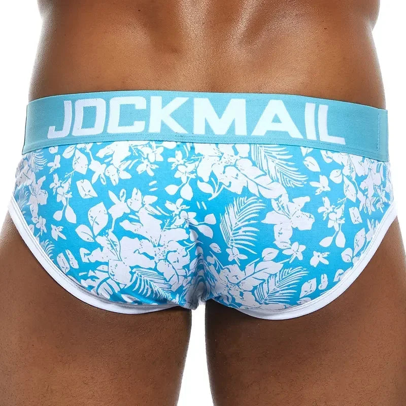 JOCKMAIL Cotton Men Underwear Fashion Printing Briefs Classic