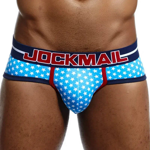 JOCKMAIL Cotton Men Underwear Fashion Printing Briefs Classic