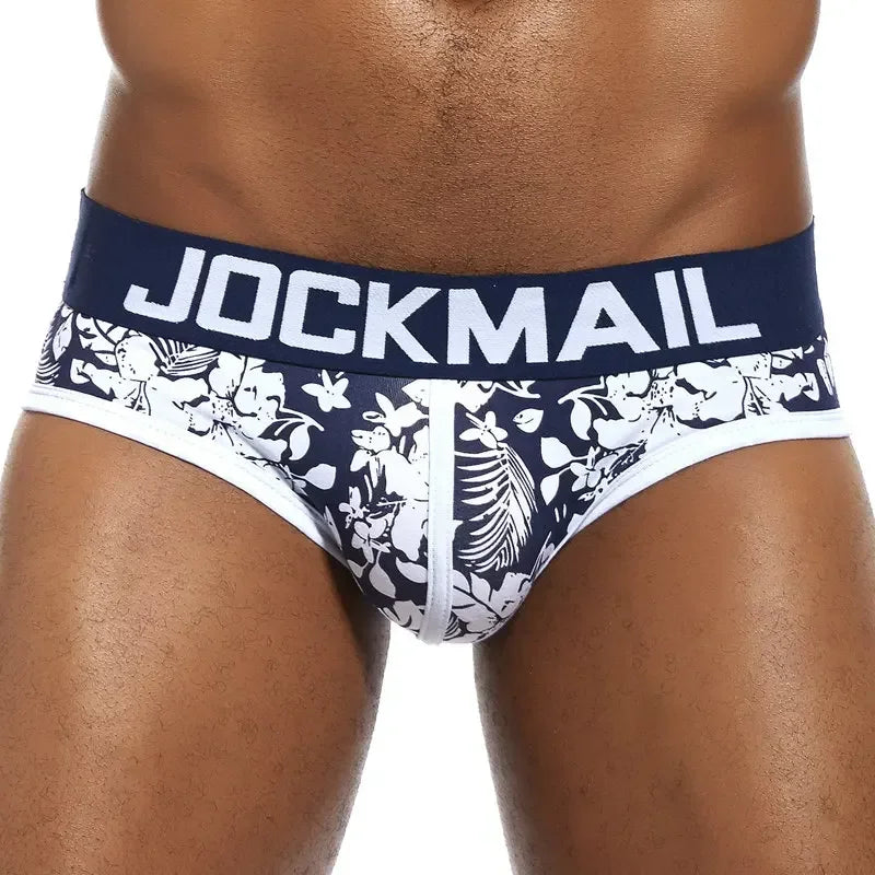 JOCKMAIL Cotton Men Underwear Fashion Printing Briefs Classic