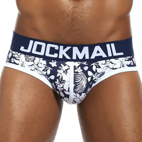 JOCKMAIL Cotton Men Underwear Fashion Printing Briefs Classic