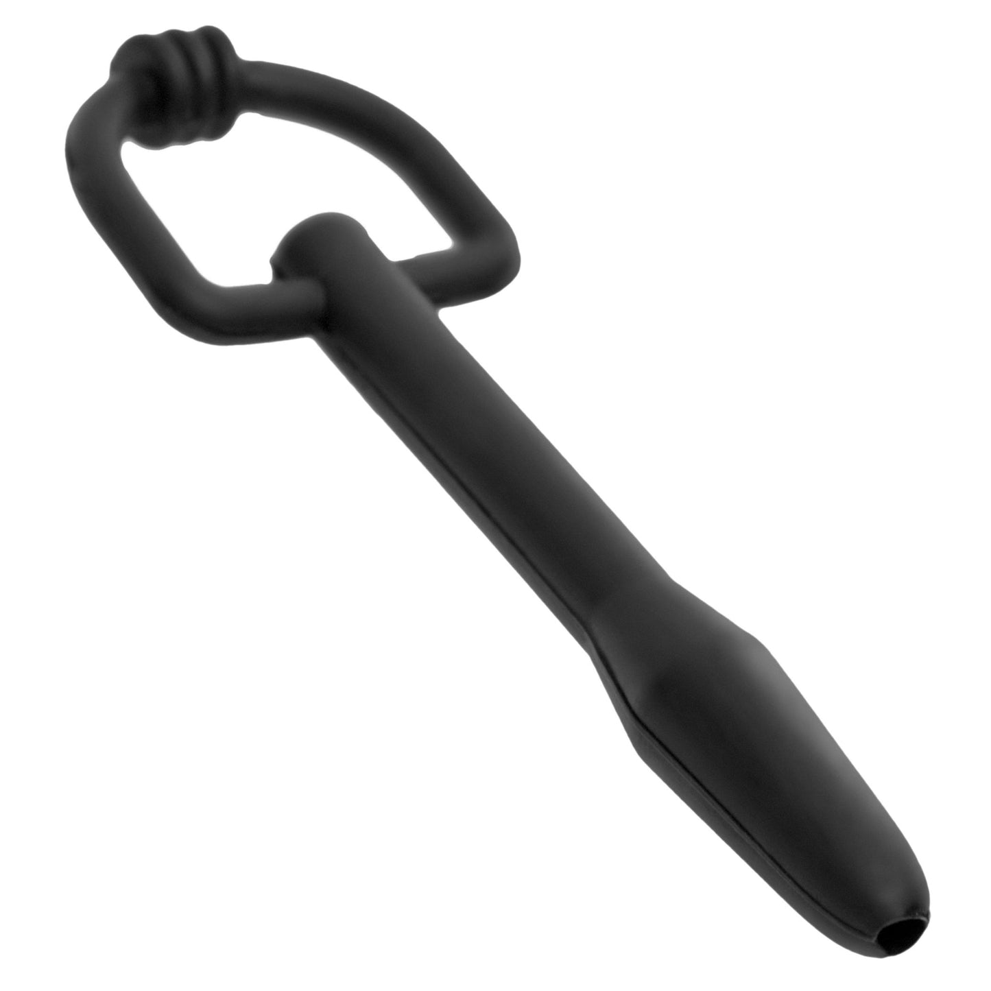 Silicone Cum-Thru D-Ring Penis Plug