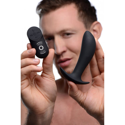 Silicone Prostate Vibrator with Remote Control