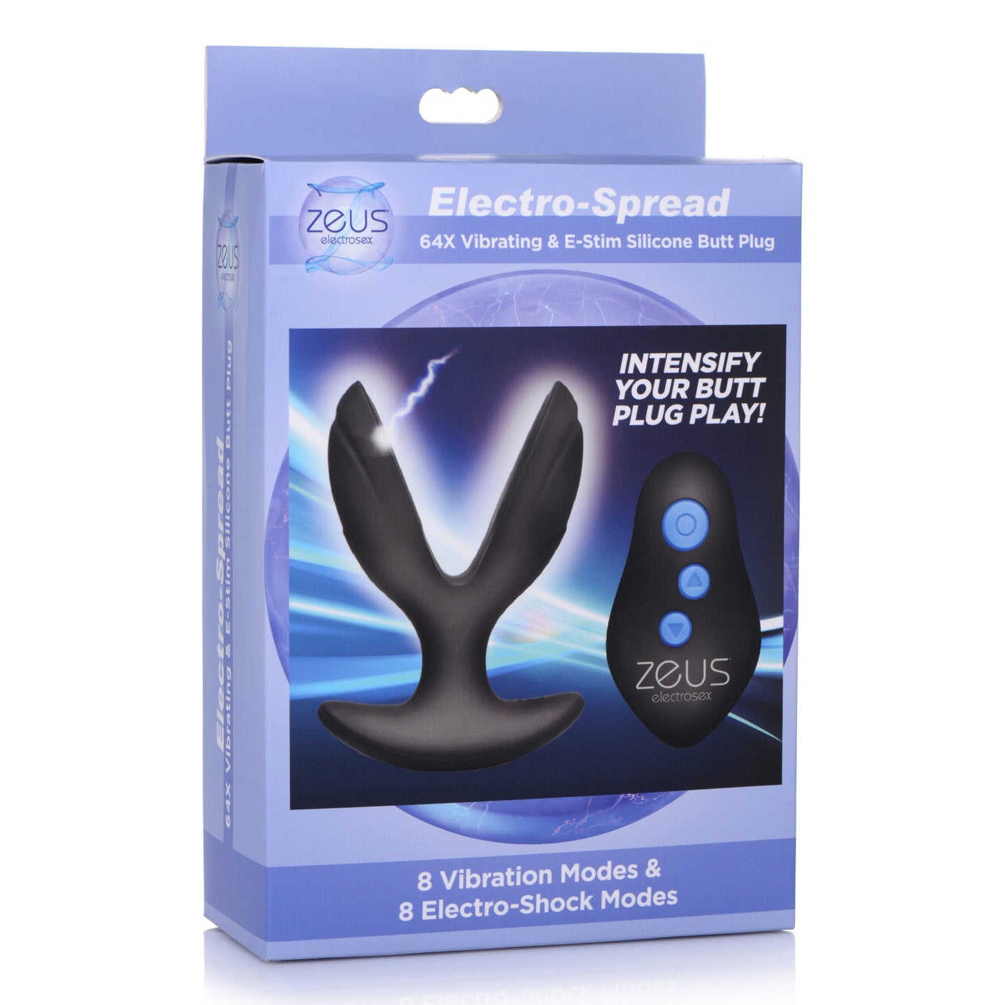 64X Electro-Spread Vibrating and E-stim Silicone Plug