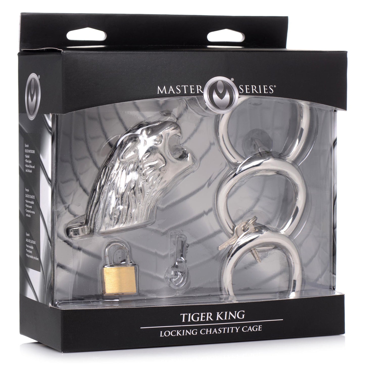 Tiger King Locking Chastity Cage