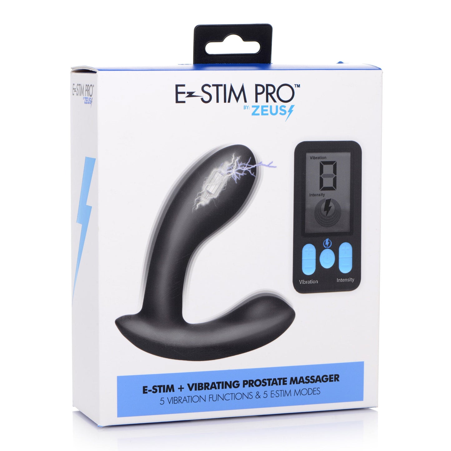 E-Stim Pro Silicone Prostate Vibe w- Remote