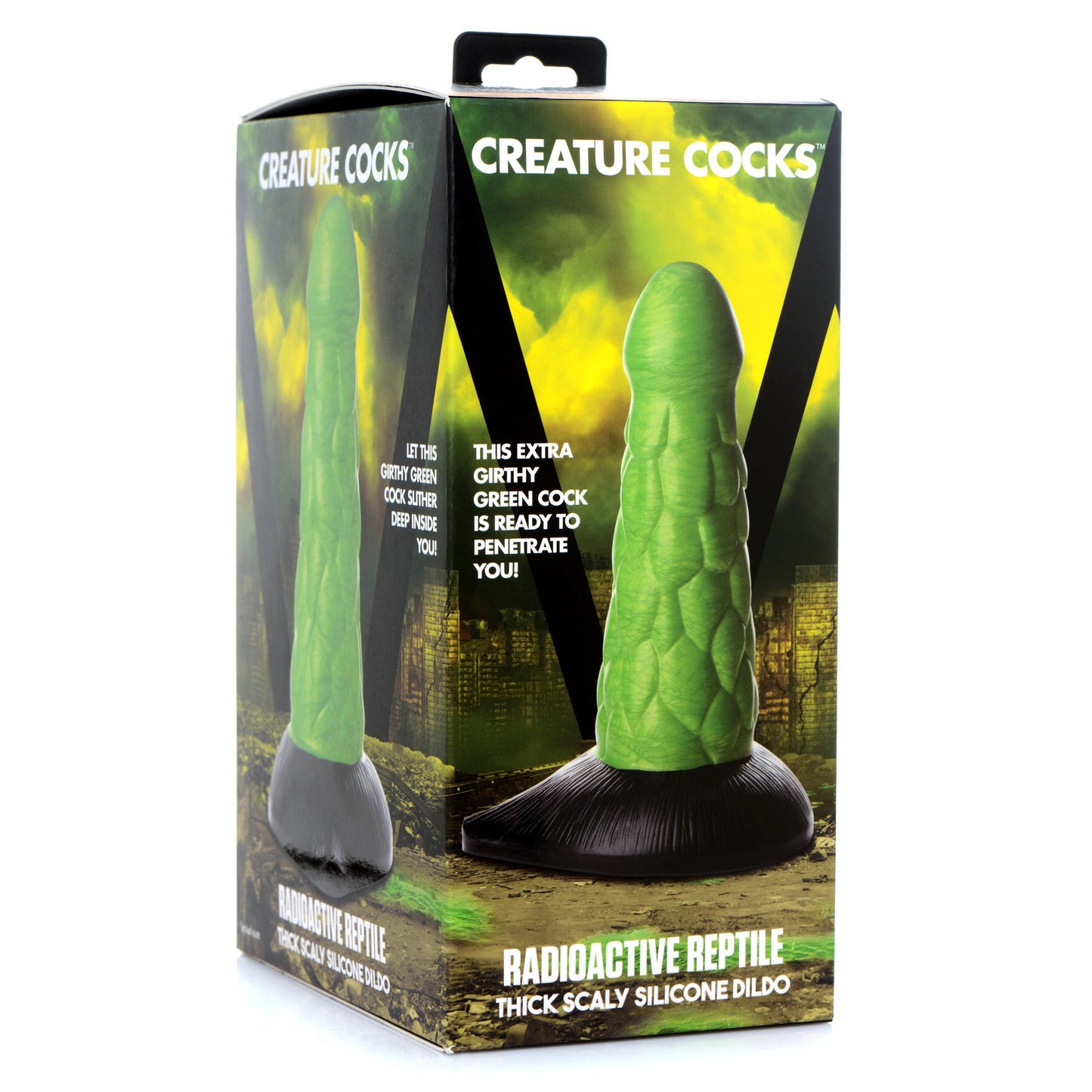 Reptile Thick Scaly Silicone Dildo