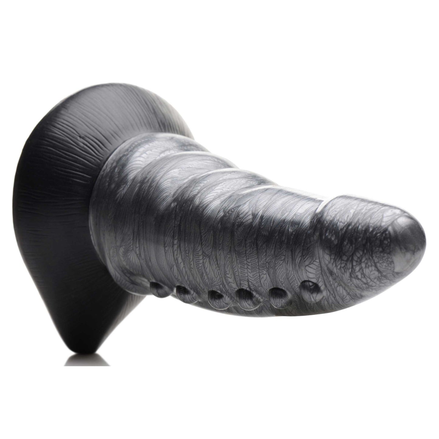 Beastly Tapered Bumpy Silicone Dildo