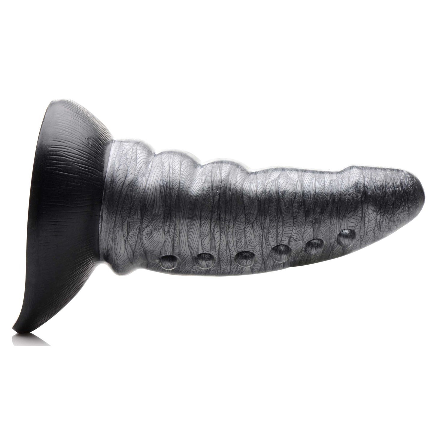 Beastly Tapered Bumpy Silicone Dildo