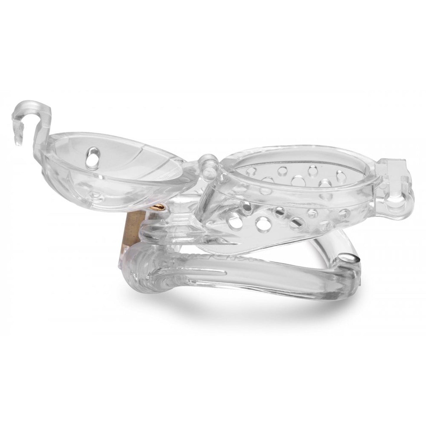 Custom Lockdown Locking Customizable Chastity Cage - Clear